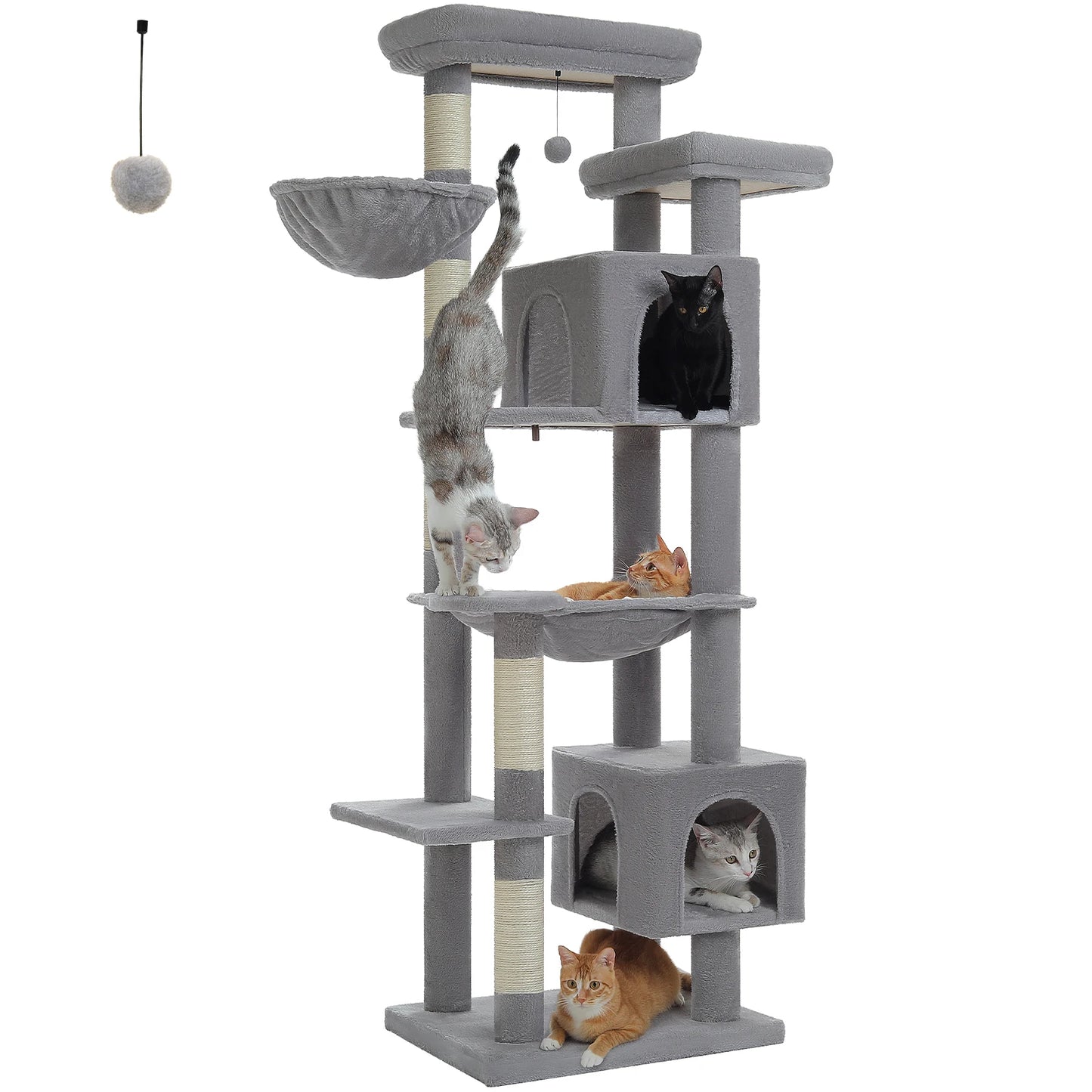 PAWZ Road Cat Tree Tower With Scratching Posts Indoor