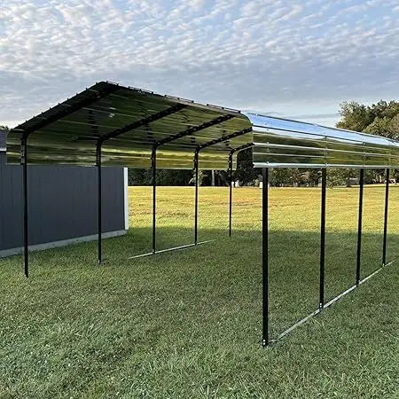 Frame Heavy Duty All Steel Carport Canopy Outdoor Shelter