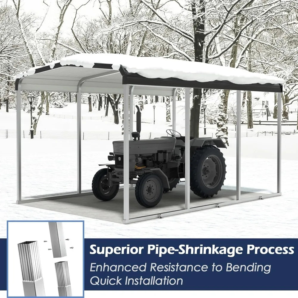 ANGDUO Heavy Duty Carport Canopy With Galvanized Steel