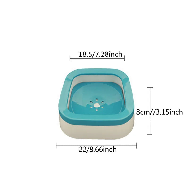 1000ml Anti-splash Water Bowl For Dogs 1L Drinker Bowl
