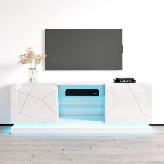 Qiu Modern 63"-79" TV Stand (63 inch)