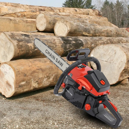 18 Inch Gas Chainsaw 58CC Gas Power Chain Saw Cordless Gas Powered Chainsaw Petrol Handheld Gasoline Chainsaws