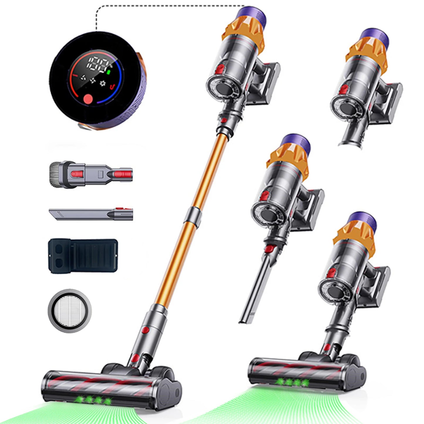 BlossomDust V18 Cordless Vacuum Cleaner 550W Handheld