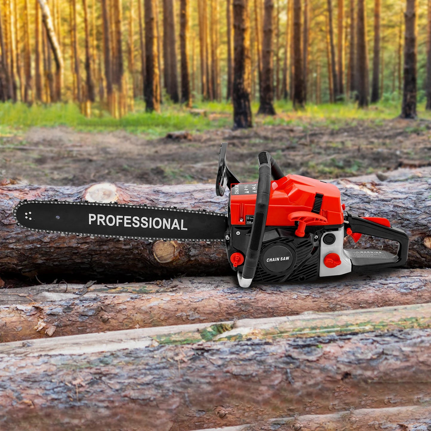 20In Petrol Chainsaw 2 Stroke Single Cylinder Air-cooled 2KW Handheld Petrol Gasoline Chain Saws