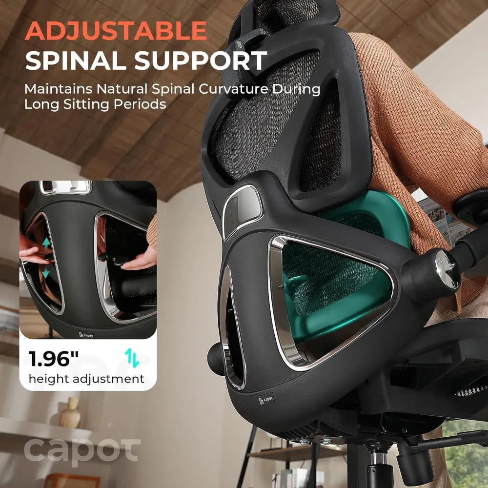 Ergonomic Mesh Office Chair With Adjustable Lumbar