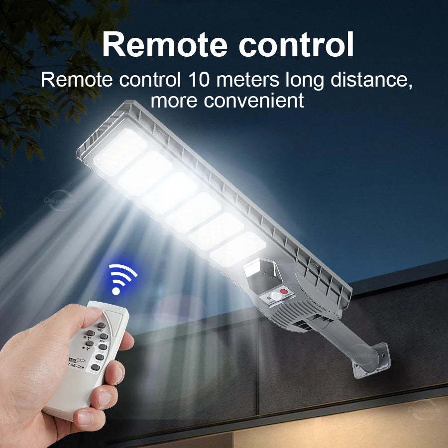 2024 Newest 600W LED Outdoor Solar Lights Motion Sensor