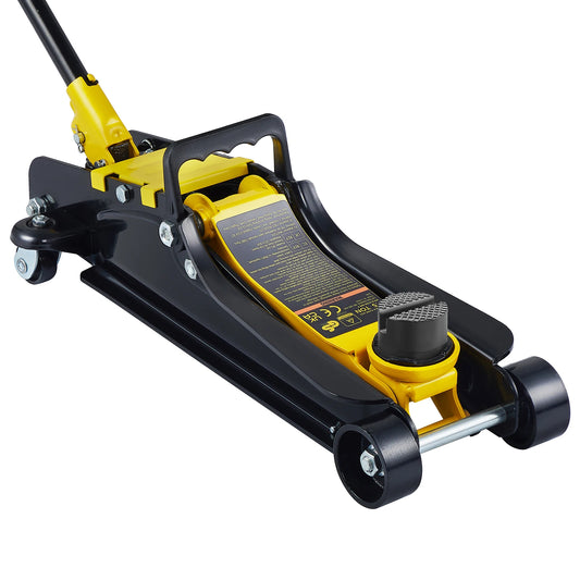 SucceBuy 2.5 Ton Hydraulic Floor Jack Low Profile Heavy Duty Steel Car Jack with Single Piston Lift Pump