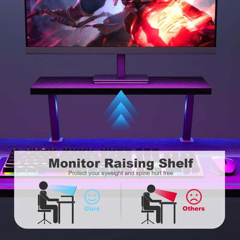 Gaming Furniture Gamer Desk,gaming Desk,L Shaped Gaming Desk Corner Computer Deskcomputer Desk Thick Tables & Desks,black Comput