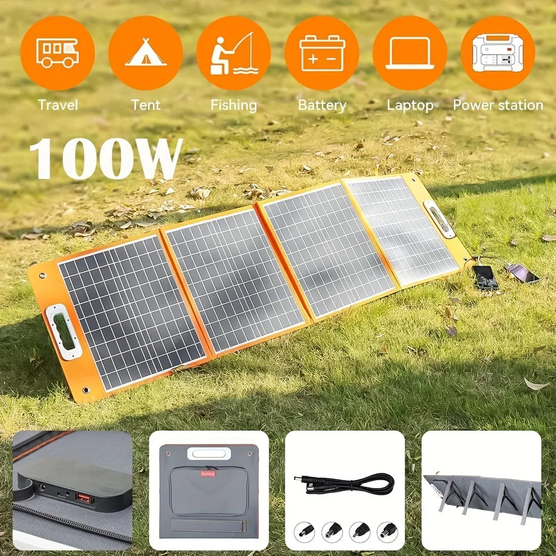 330W 299Wh power solar generator backup battery pack with 240V AC power socket output: 4 * 9-12.6V 12A (MAX), suitable for home