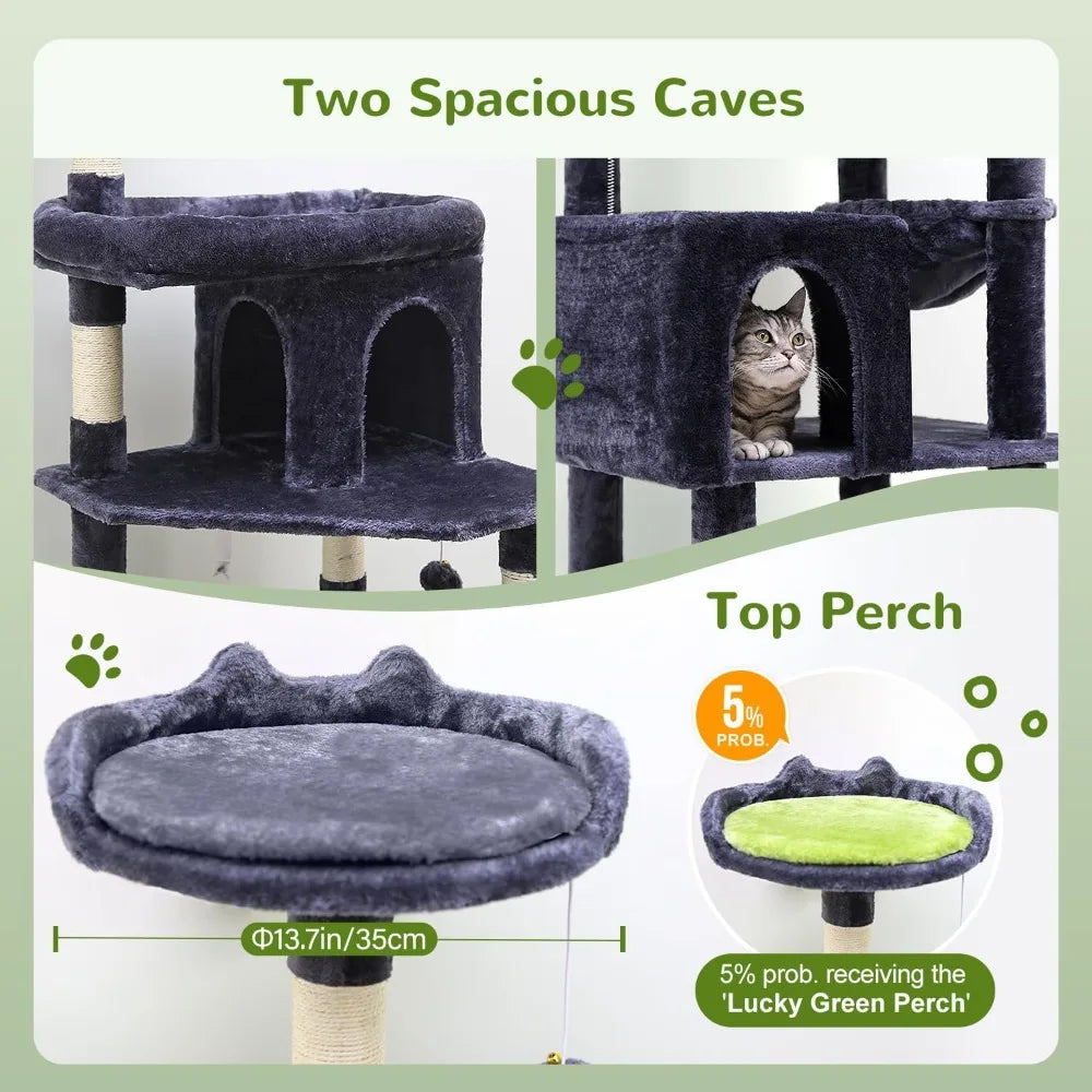 Heavy Duty Cat Tree For Large Cats Maine Coon Style Tower