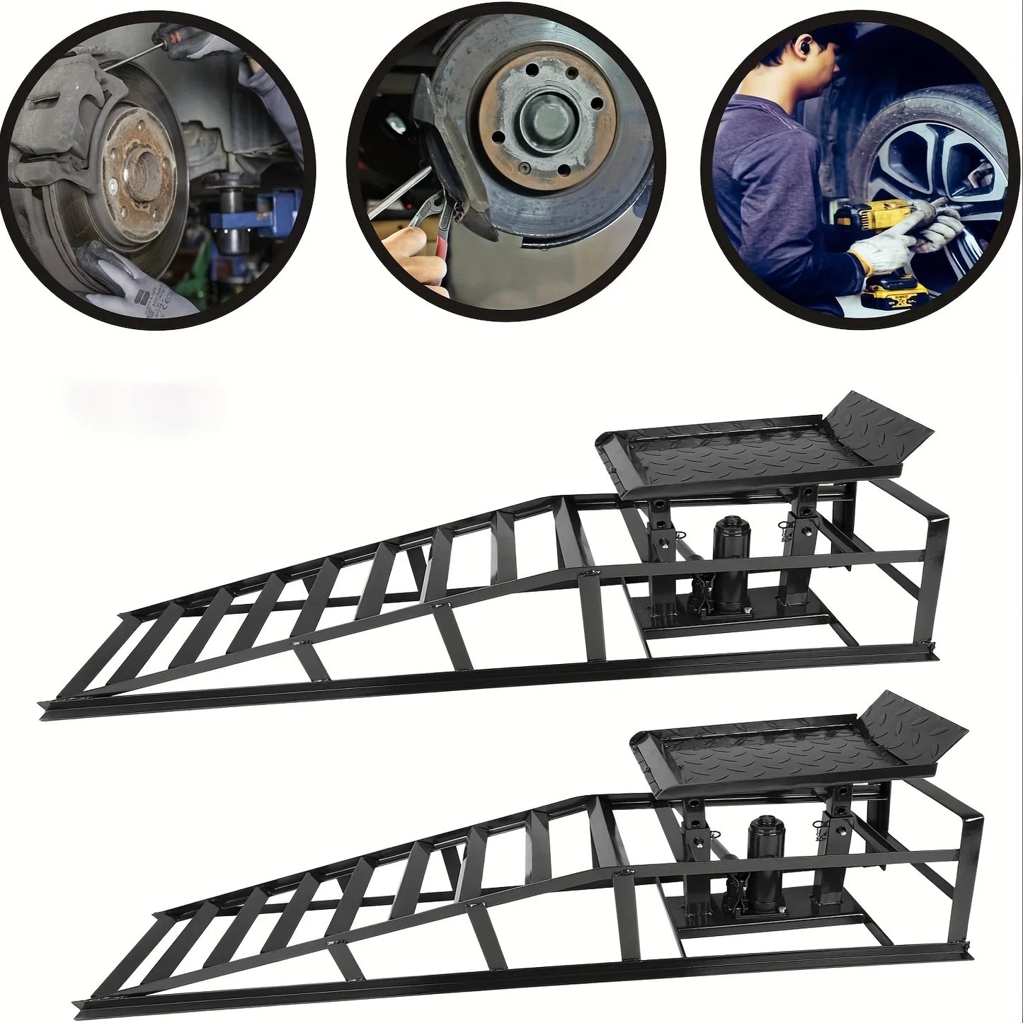 Auto Car Truck Service Ramps Lifts 5 Ton Hydraulic Lift