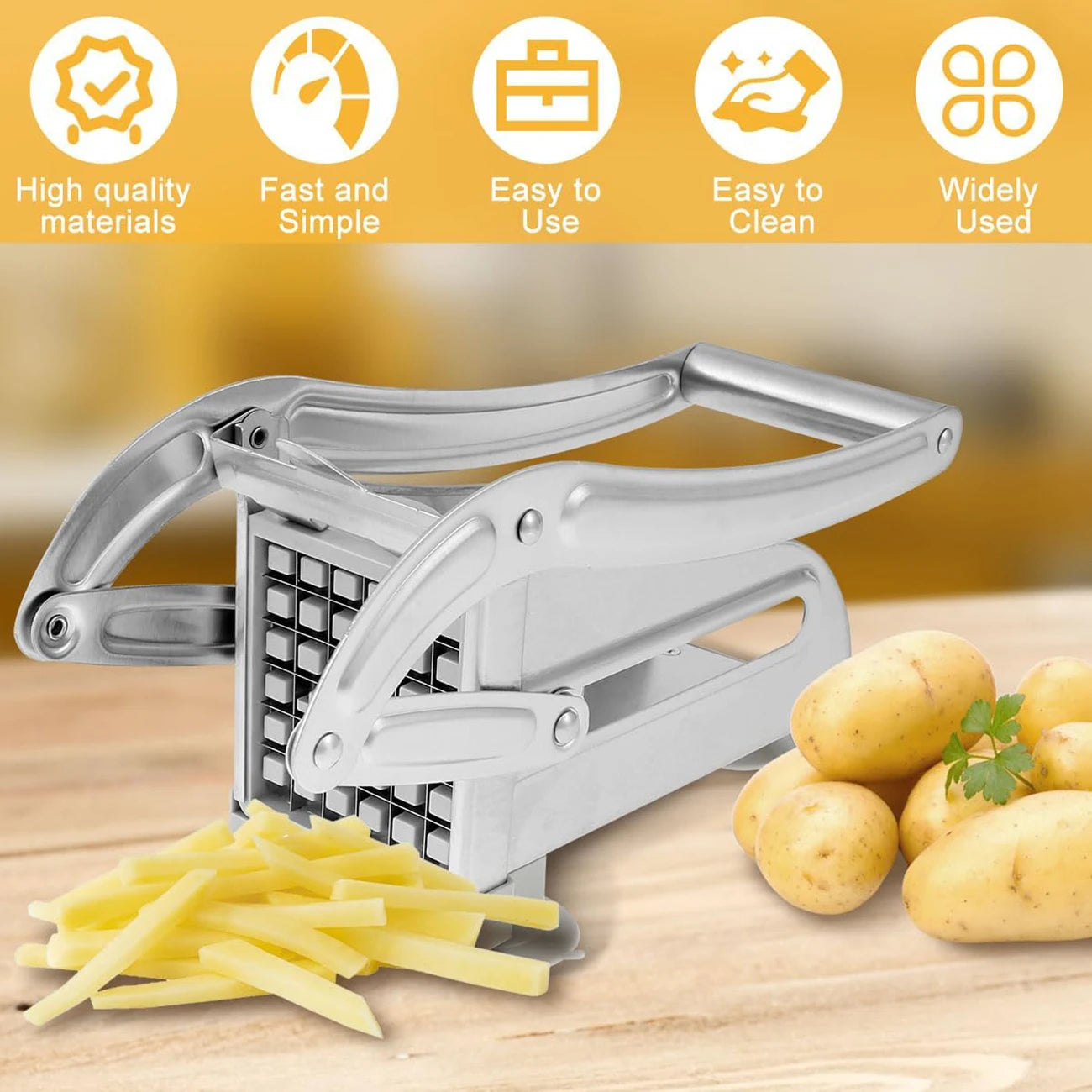Stainless Steel Potato Cutter For French Fries