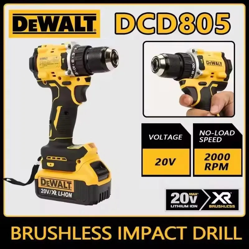 DEWALT 20V Max Brushless Impact Drill Cordless Multifunction Tool