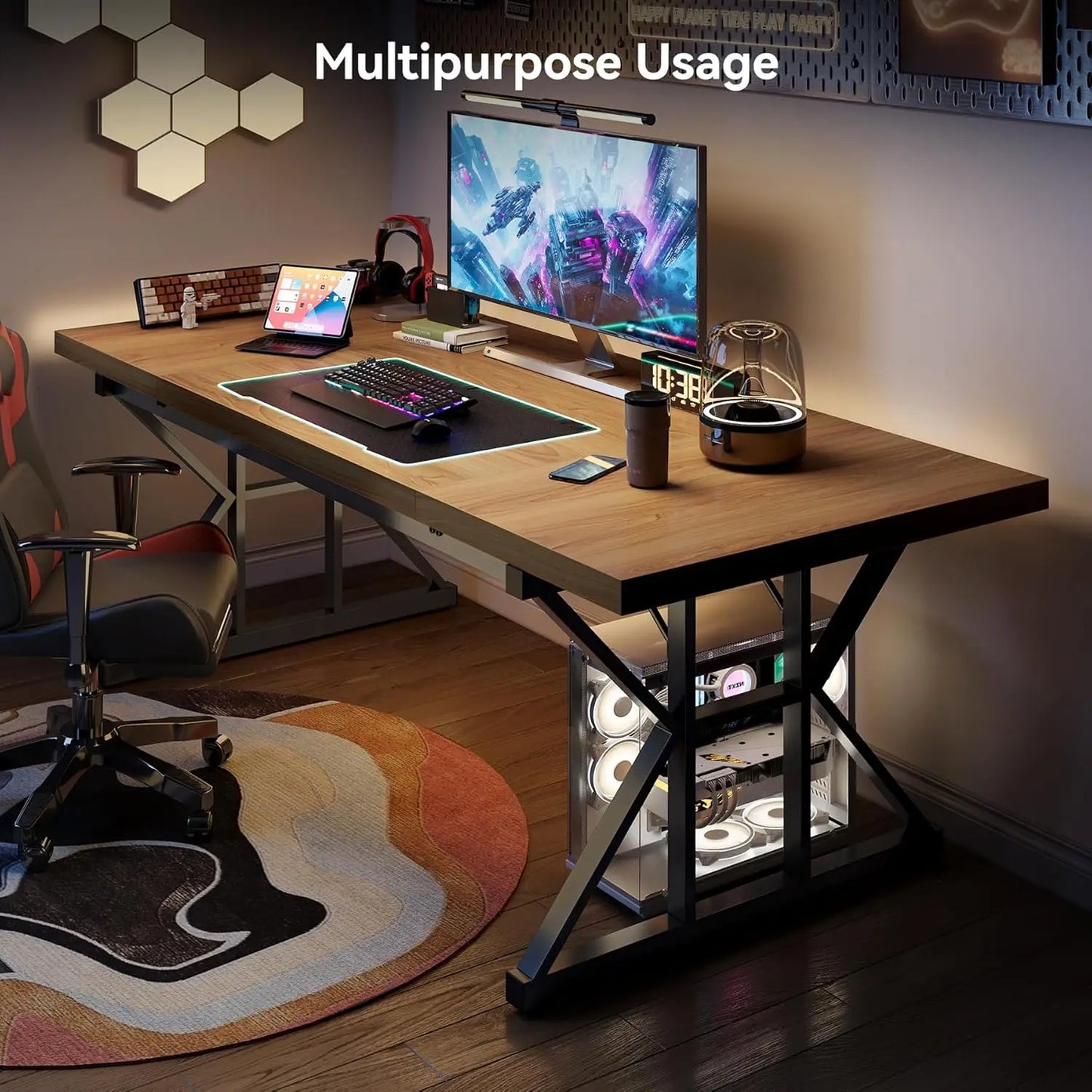 Little Tree Modern Executive Office Desk For Home Office