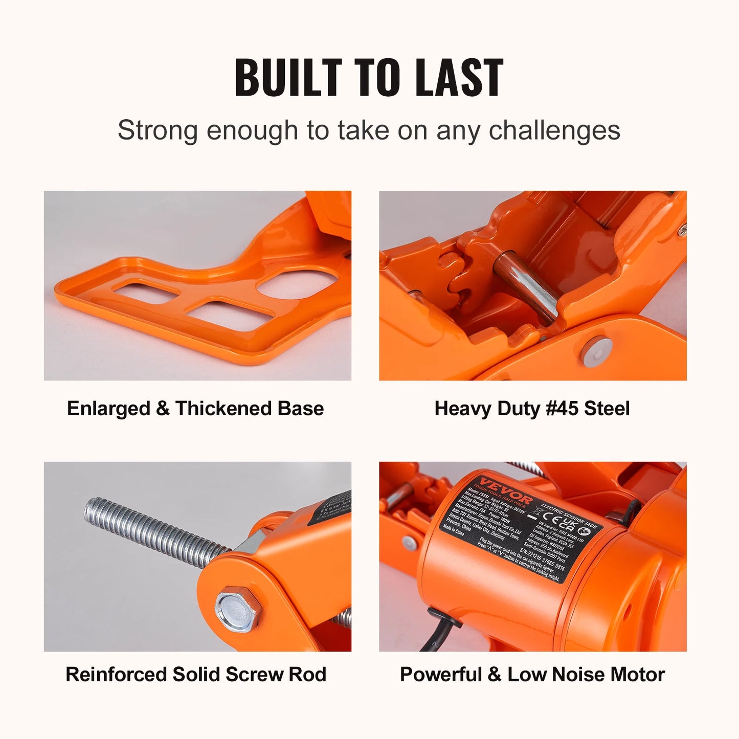 Succebuy 3 Ton Electric Scissor Car Jack Kit With 12V Impact Wrench