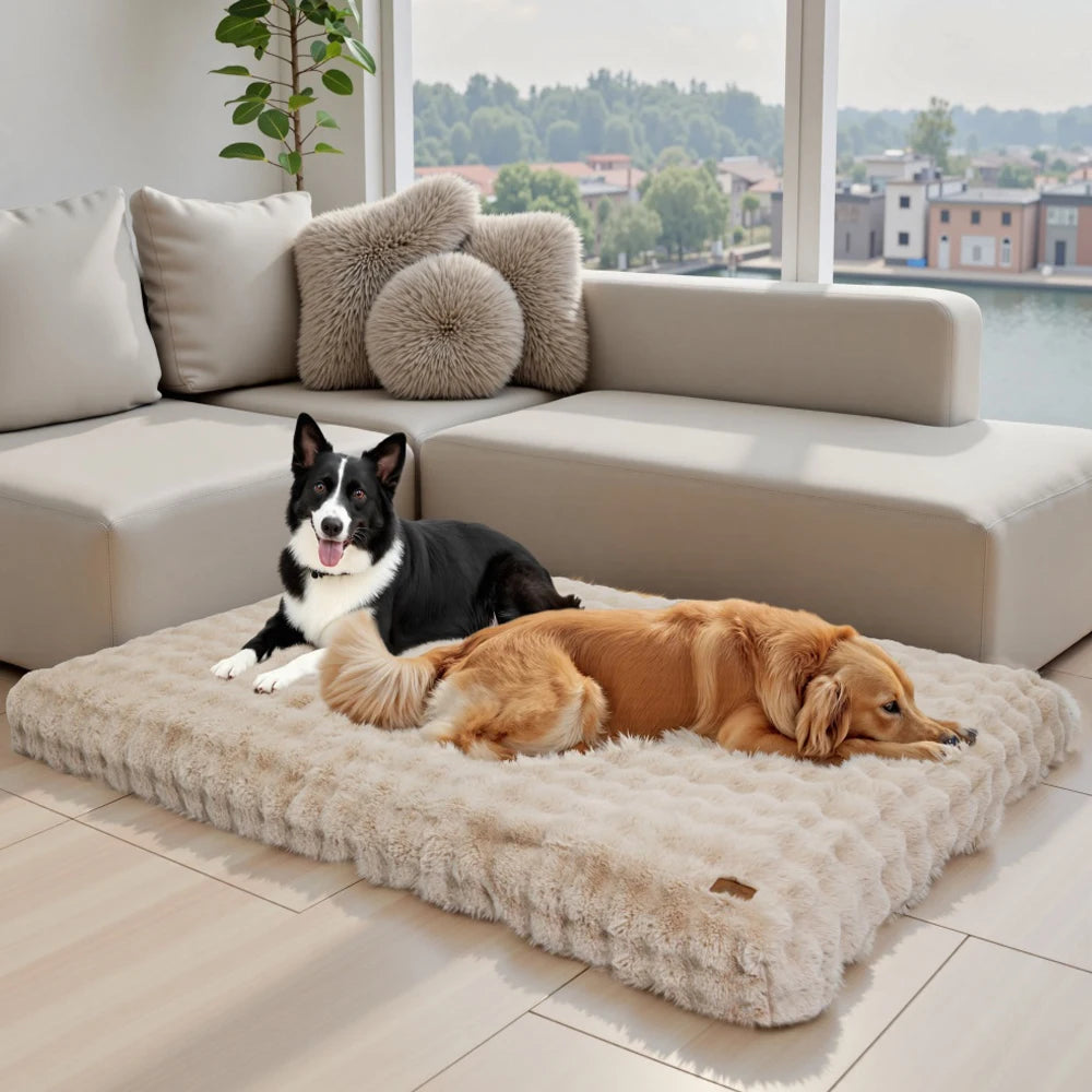 BORWART Ultra Plush Dog Bed With Cloud Like Comfort