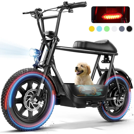 CAROMA Peak 819W Electric Scooter With Seat All Terrain