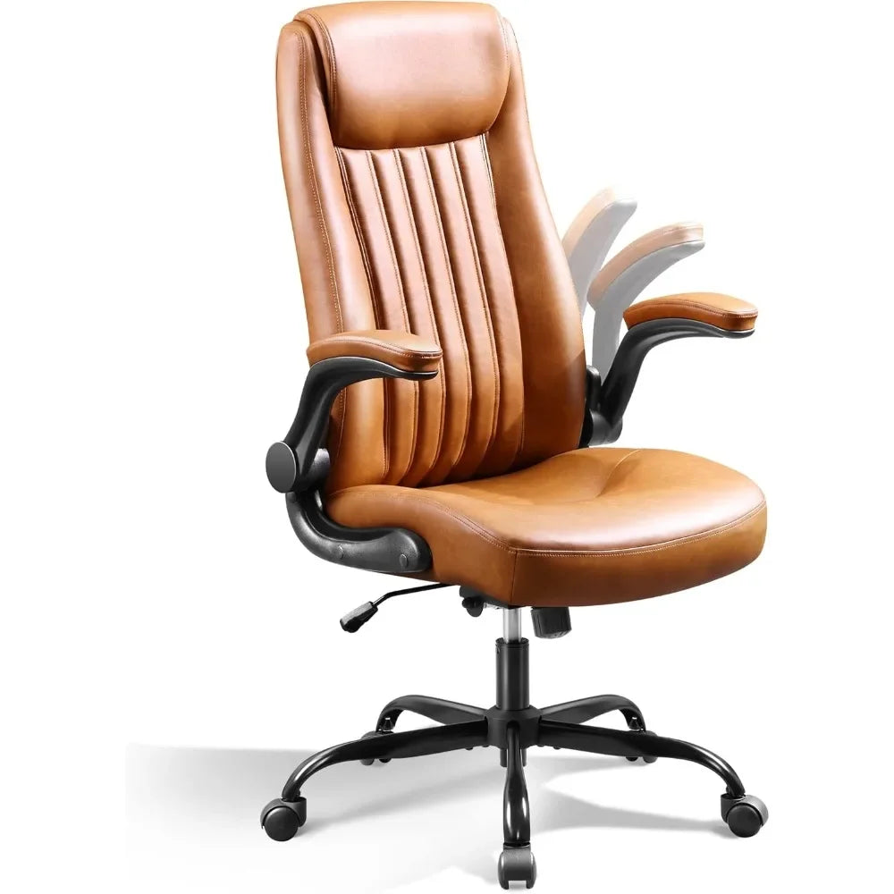 Ergonomic High Back Office Chair With Adjustable Armrests