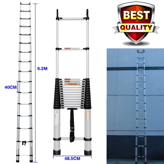 DayPlus Telescoping Extension Ladder With Detachable Hook