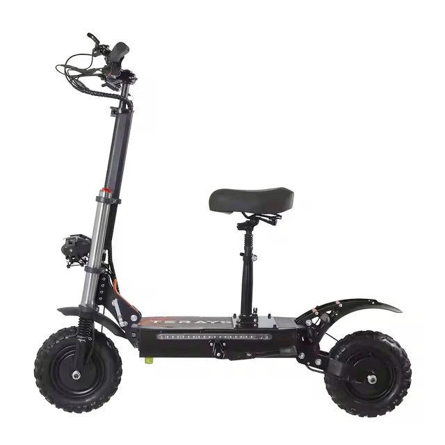 6000W High Power Foldable Electric Scooter 60V 38Ah
