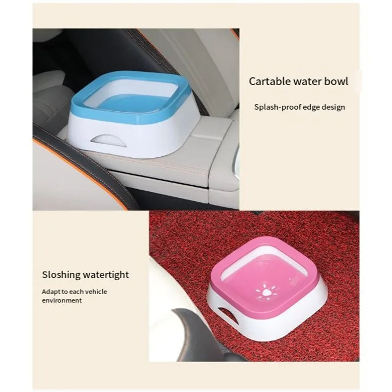 1000ml Anti-splash Water Bowl For Dogs 1L Drinker Bowl