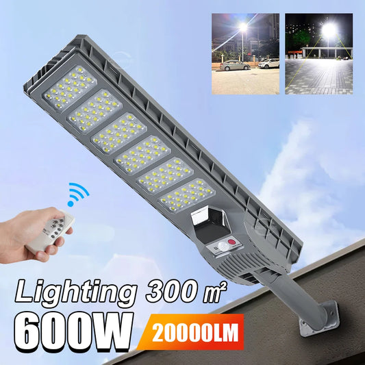 2024 Newest 600W LED Outdoor Solar Lights Motion Sensor