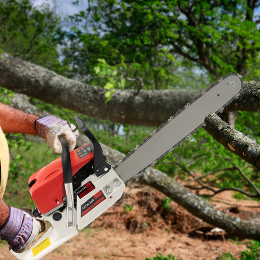 Single Cylinder Chainsaw Simple Structure Gasoline Safety Cutting Handle Engine