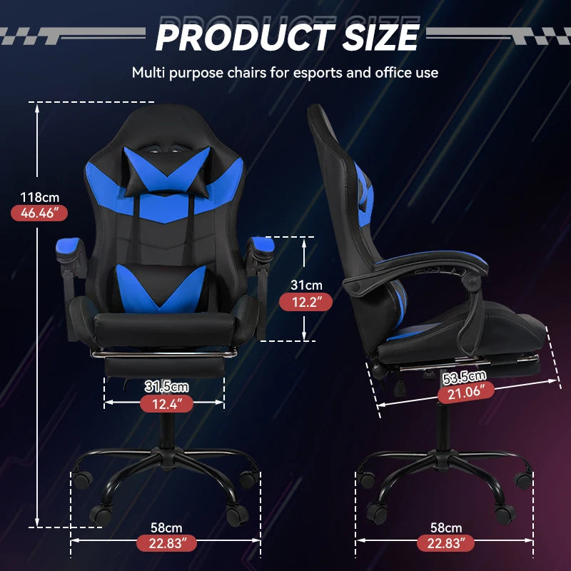 Nalupatio Ergonomic Office Chair Leather Esports Gaming
