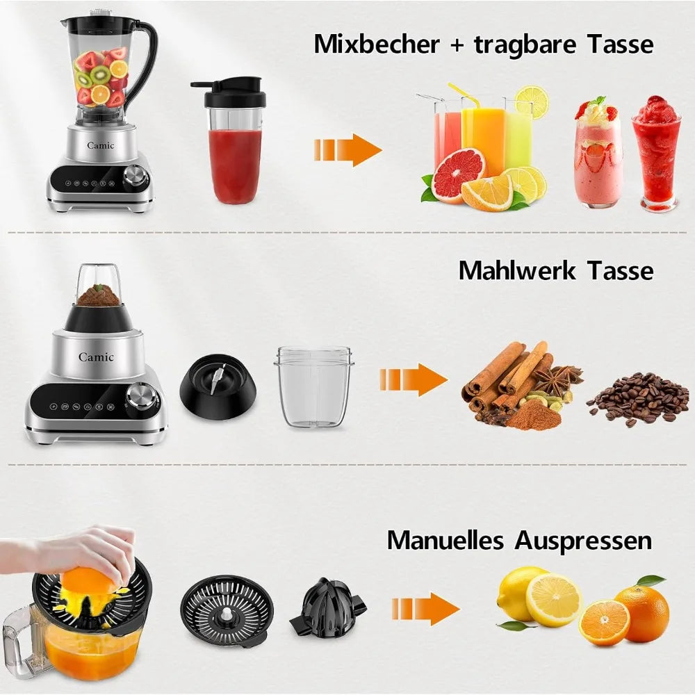 DAFIFY Blender And Food Processor Combo 600W For Smoothies